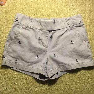 Jcrew purple chino shorts