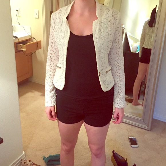 Lace blazer