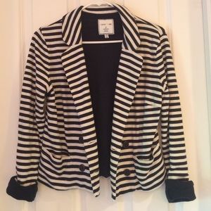 Striped Cotton Blazer