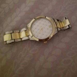 Gold and silver watch