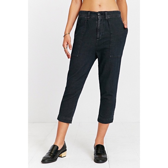 BDG Black Pegged Fatigue Pant