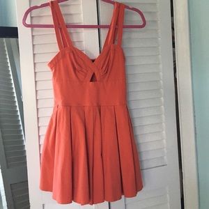 Blood red romper from material girl