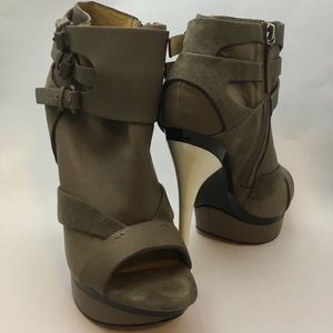 L.A.M.B. Open Toe Heels