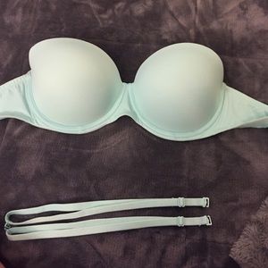 Strapless 36D Victoria's Secret Pink push up bra