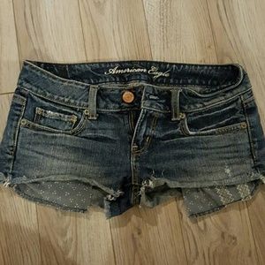 American Eagle size 0 denim shorts
