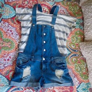 Denim Overalls