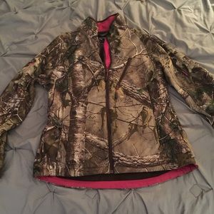 Real tree camo shell jacket