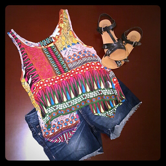 Cut Out Crop Top