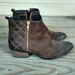 Steve Madden leather ankle boots