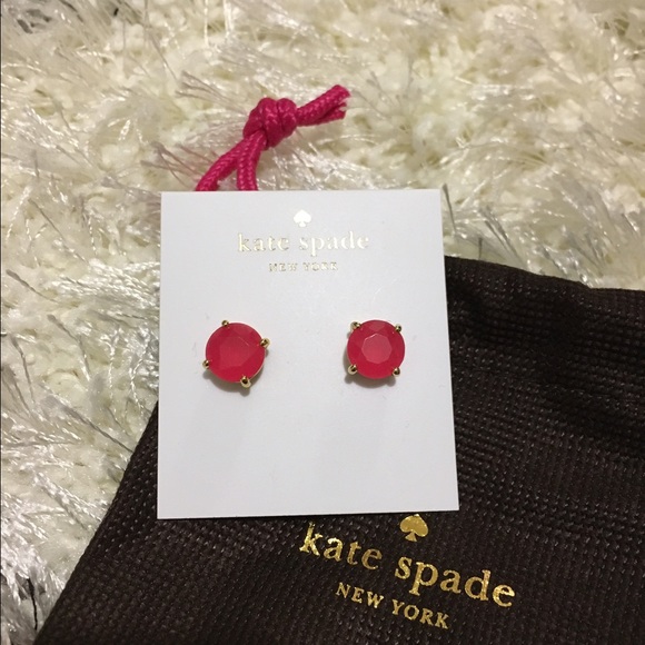 *Last Pair*Kate Spade SweetheartPink Gumdrop Studs - Picture 3 of 3