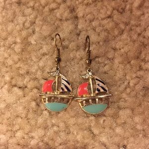 Jcrew sailboat earrings