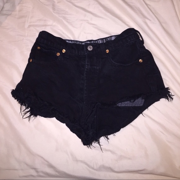 🚫SOLD🚫Black high wasted shorts