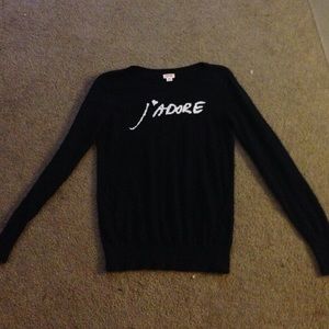 Mossimo jadore black sweater