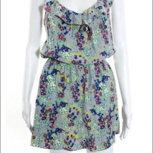 Parker Silk Floral Sleeveless Dress Size M