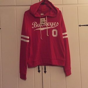 CollegiateCollection Ohio State Funnel Neck Hoodie