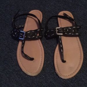 Black sandals