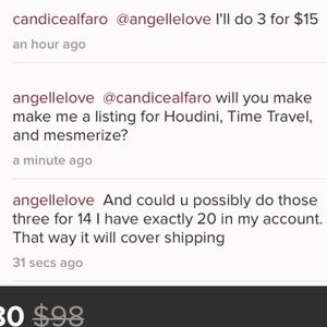 3 eye shadow bundle for @angellelove