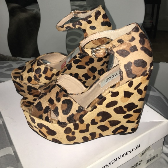 Leopard Wedges