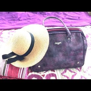 Kathy Van Zeeland Purple Weekend Tote