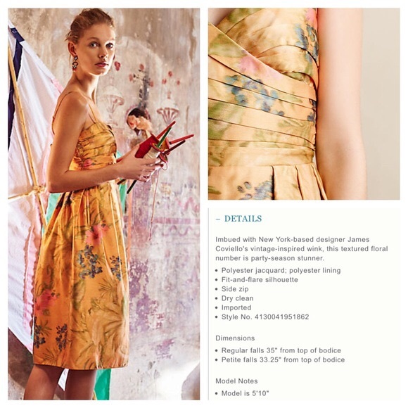 Anthropologie Botanica Dress 2 NEW - Picture 3 of 4