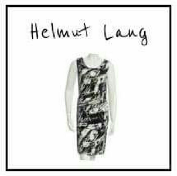 Helmut Lang Jersey Cupro Ruched & Open Back Dress