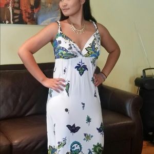 Maxi dress 92% polyester 8% Lycra