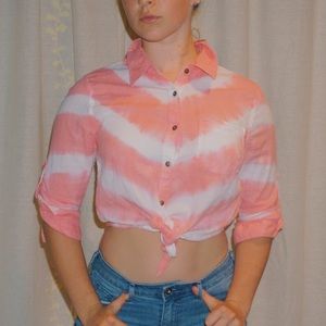 Button Down - Tie Top