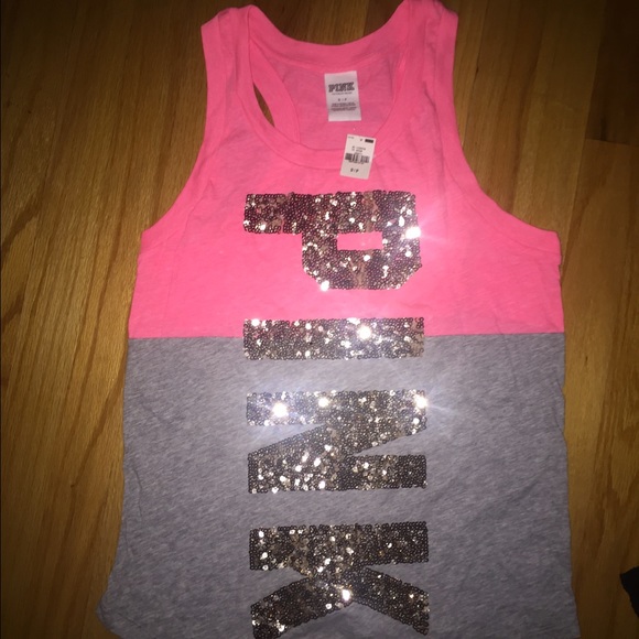 NWT PINK Racerback Tank Top