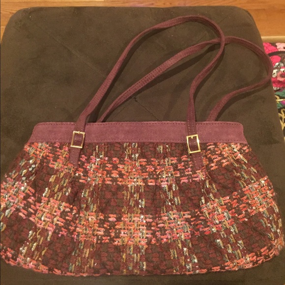Nwot Vera Bradley Annie tweed handbag