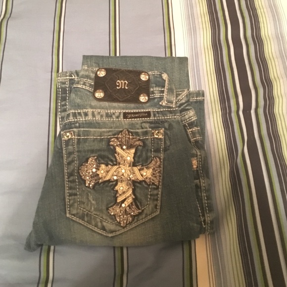 Miss me cross bootcut jeans