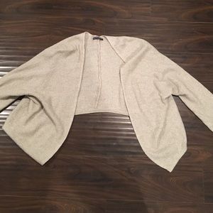 Creme fashionable knit cardigan