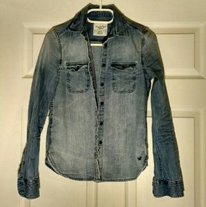 American Eagle Denim Shirt