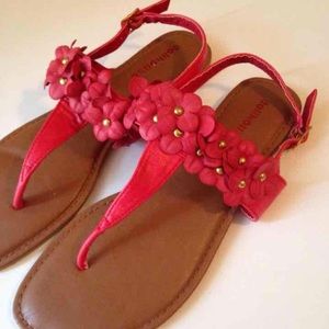 Dollhouse coral sandals