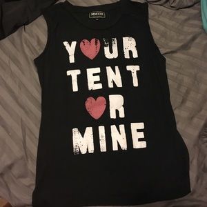 Your tent or mine