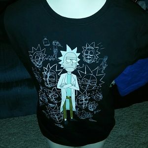 Rick and Morty Tshirt Womens Large New
