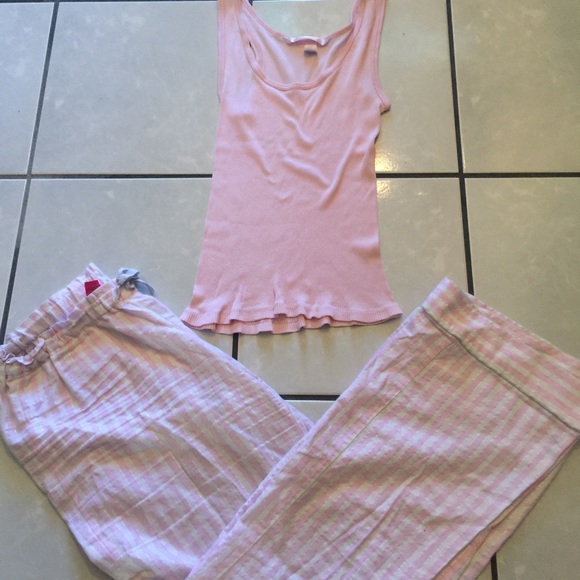 PINK/VS XS pajama set.