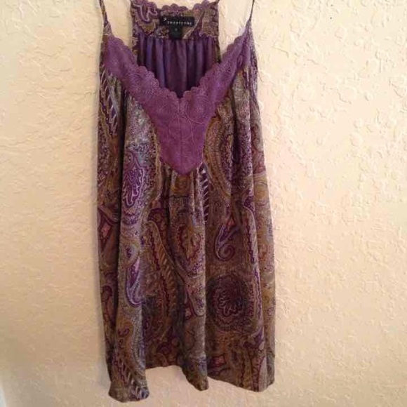 Forever 21 chiffon paisley dress