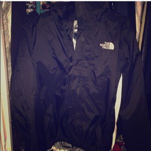 North Face black windbreaker