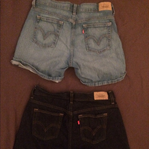 Levi's high waisted shorts (2)