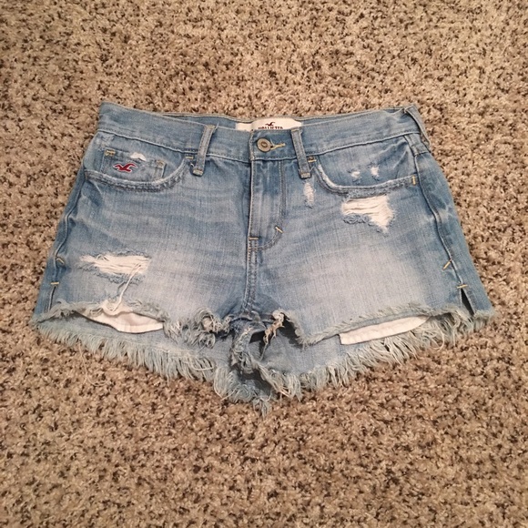 Hollister high waisted denim shorts - Picture 1 of 4