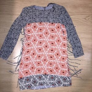 {Zara} Printed Shift Dress