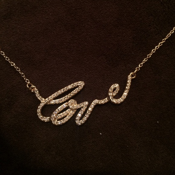 NEW Swarovski "Love" necklace