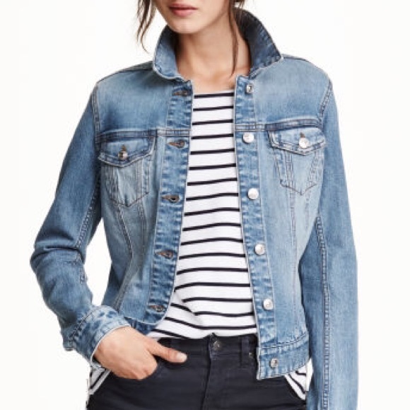 HM Lightwash Denim Jean Jacket PRICE REDUCED