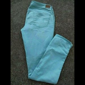 American Eagle Stretch Mint Green Size 12 Long