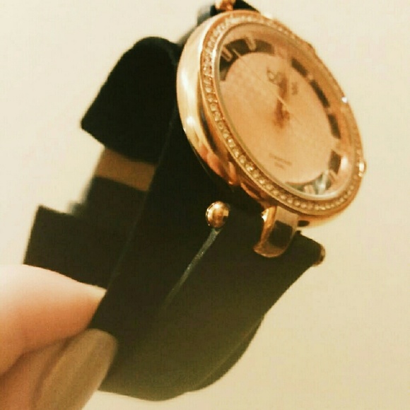 Burgi Diamond and Crystal Accented Watch - Picture 2 of 4