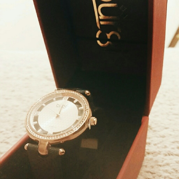 Burgi Diamond and Crystal Accented Watch - Picture 3 of 4