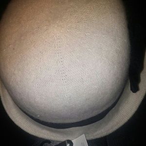 Soft white women hat