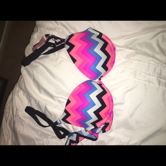 tribal print vibrant bra