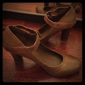 Franco Sarto ankle strap heels