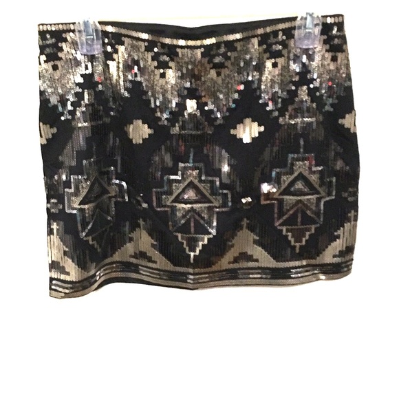 Sequin skirt